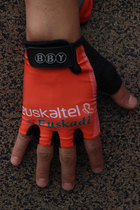2018 Tour France Cycling Team EUSKALTEL Orange 11-member Team Cycling Semifinger Gloves