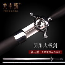 The Longquan City Quancalligraphy Sword Light Type Stainless Steel Ridge Taijiao Sword Womans Sword Delivery Bag Unopened Blade
