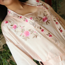 Qiao Nuo silk pajamas suspenders two-piece sexy summer silk nightgown two-piece sexy summer silk nightgown two-piece