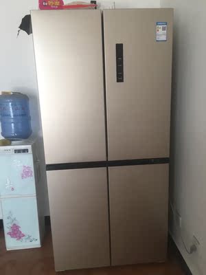 Midea/美的 BCD-468WTPM(E)十字门冰箱双开门风冷变频家用电冰箱
