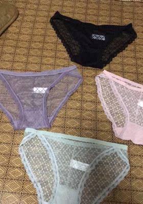 宝贝收到了，非常喜欢💕 是M码的，有点小性感，质感很好，是穿起来会比较舒服的那种，蕾丝网面的材质也很透气，总之推荐购买！