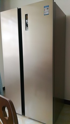 MeiLing/美菱 BCD-601WPCX 双开门冰箱 对开门家用风冷变频电冰箱