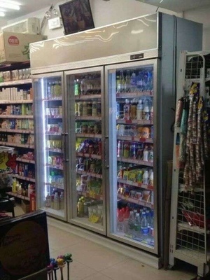 迈玮冷藏展示柜三门冰柜风冷超市商用水果啤酒柜冰箱立式饮料柜