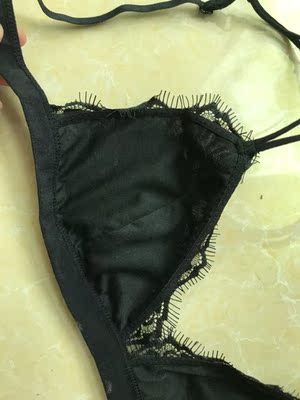 内衣面料很舒服，小性感哦，穿着上身挺好看的呢，喜欢喜欢