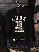 Taiwan SF straight hair MLB cubs autumn new cotton round neck mens long-sleeved sweater