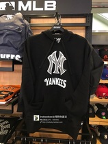 Taiwan MLB NY Yankees autumn and winter mens cotton pullover thick hat T long-sleeved hooded sweater