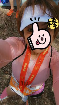 美美哒穿上马甲线去跑半马，超级靓丽的衣服，美女帅哥们都夸赞😜😜