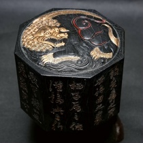 Qianlong Imperial Ink Old object Wenfang four treasures Hui ink Anhui Old Ink ingot ink block ink strip pine smoke ink