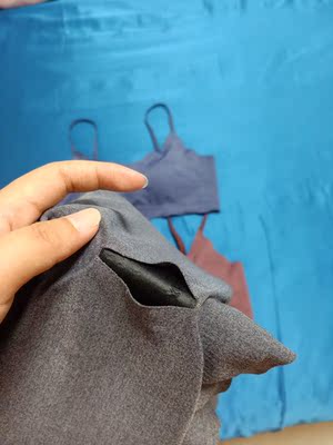 怀孕了  穿挂钩文胸太勒了，大号的又穿不住乱跑偏，看这个睡眠文胸评价不错，价格也合适，就买来试试了，料子很薄摸上去很舒服的那种，怀孕六个月了，穿上很舒服，也很透气  非常满意