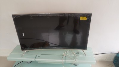 Haier/海尔 LQ55H31 55英寸4K超高清全面屏曲面智能LED电视50 60