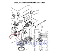 Spot Kitchenaid KA Chef Machine Original Gear Repair Parts Chef Machine Professional Maintenance