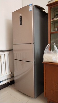 Midea/美的 BCD-230WTM(E)风冷无霜节能冰箱 家用小型三门三开门