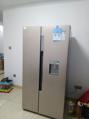 Haier/海尔 BCD-591WDVLU1 双开门对开门无霜变频节能家用电冰箱