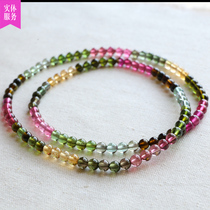 23 23 44g 5mm 5mm glass body multi-circle beers strings bracelet seven colors and good heart sunny three circles women