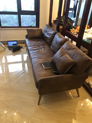 真实使用感受EVITA|Home真皮沙发怎么样,大不大气,值得入手吗