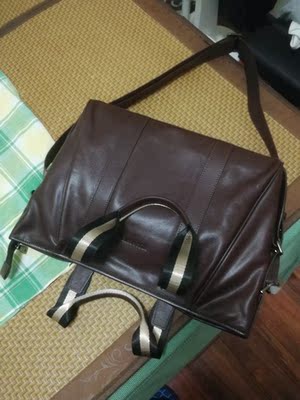 轩唯男士手提包男包真皮横款商务休闲公文包单肩包软皮牛皮斜挎包