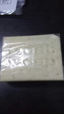 我买的柠檬味的还没用，大概一个拳头大小吧。