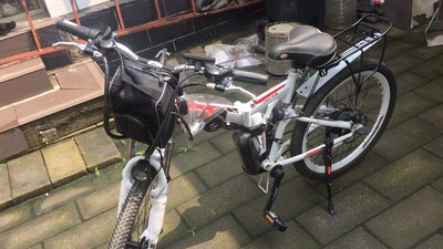 PLENTY26寸24寸山地电动自行车助力锂电电动车电瓶折叠电动自行车
