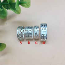 Factory direct S925 silver jade bracelet antique fracture crack repair accessories