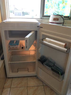 minij/小吉 BC-121C青春版 冷藏冷冻单门小型复古电冰箱家用静音