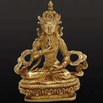 Two-inch Vajra small Buddha statue pure copper Tibetan Buddhism tantric bronze Buddha statue car bronze statue ornaments