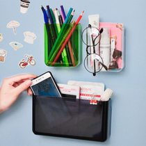 Seamless paste wall-mounted storage box Dormitory bed head storage box lotus cake Nanjing love forbidden fishing