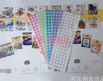 Color blank sticker line number label Cross stitch tool Cross stitch accessories