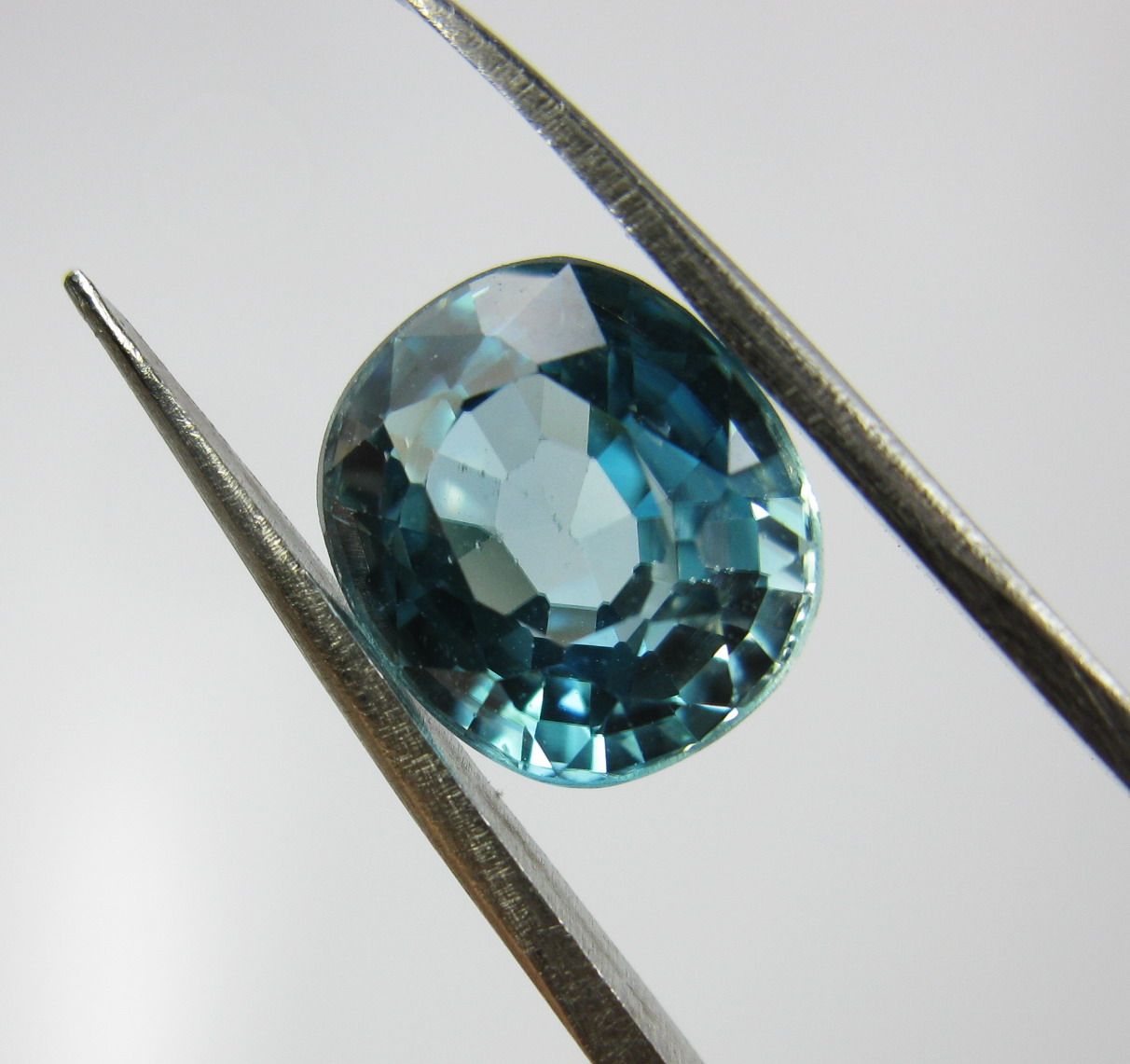 送证书 天然正品风信子-蓝锆石裸石2.95ct可镶戒指吊坠胸针包邮