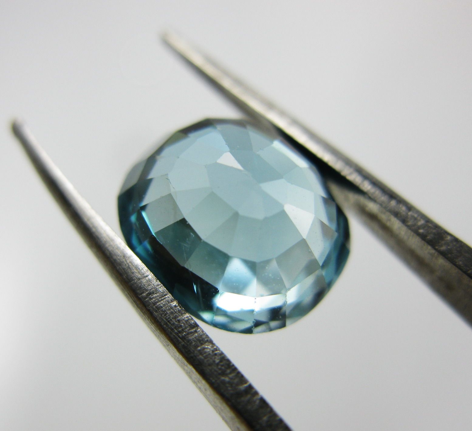 送证书 天然正品风信子-蓝锆石裸石2.95ct可镶戒指吊坠胸针包邮