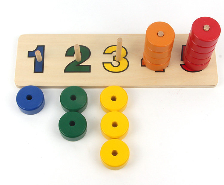 蒙台蒙特梭利蒙氏早教教具专业版数数看宝宝婴幼儿童益智玩具包邮