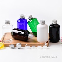 200ML chunky silver aluminum cap bottle with inner plug toner filling plastic empty bottle multicolor cosmetic packaging material
