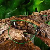 Yongmiao fishing gear Road front wire fishing anti-bite line anti-winding wire gourd-shaped reinforced pin American swivel