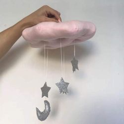 Home Decoration Nordic Children Tent Decoration Cloud Felt