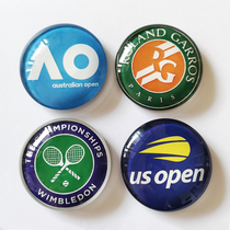 Tennis Four Grand Slam glass ball Refrigerator stickers Australian Open French Open Wimbledon US Open I love Tennis Club