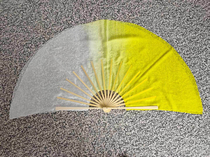 Dream Butterfly Fly Dance Fan Original Flower Drum Light Real Silk Bifacial Asymptotic Shanxi Xiaohua Dance Jiaju Seedlings Song