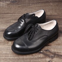 3516 factory 65 type three-joint mens leather shoes leather round head plus fat lace-up casual breathable father old man shoes