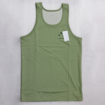 Grass green quick-drying vest Olive green physical training suit T-shirt summer perspiration quick-drying sports hurdle vest men