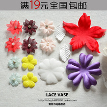 DIY wedding dress three-dimensional pressing Zou flower material petals new satin scattered flower head yarn dress decoration small flowers