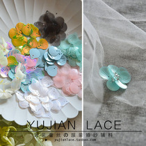 DIY Sequin accessories wedding clothing accessories material multi-color shell-shaped scattered film stage clothing flash accessories