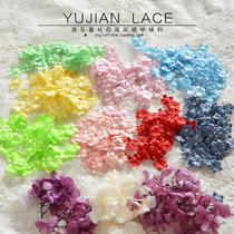 Barbie doll wedding dress handmade material DIY bridal headwear accessories Mori crinkle petals embellishment flowers