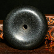 Antique Tibetan Tibetan old horn safety buckle pendant life Buddha bead car hanging neck ornament small pendant accessories