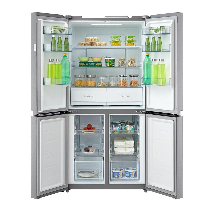 【斯迪电器专营店】midea/美的 bcd-482wtm十字对开门大容量电冰箱