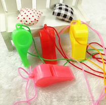 Plastic whistle childrens toys gifts cheering whistle referee whistle fans lanyard games New Years party