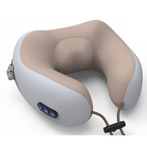 Electric massage pillow kneading cervical vertebra neck vibration wireless charging neck protector portable multi-functional U-shaped pillow