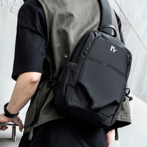 New Tide Sign Mens Chest Bag Fashion Minima Single Shoulder Diagonal Satchel Casual Skew Backpack Large Capacity Mailbag Satchel Bag