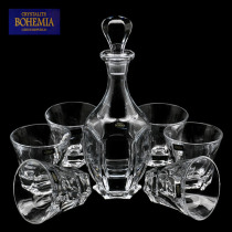 Czech imported crystal glass wine set European style simple modern whisky bottle decanter
