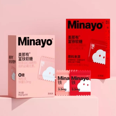 Minayo美那有富铁软糖孕妇孕期含铁气血tk价格比较