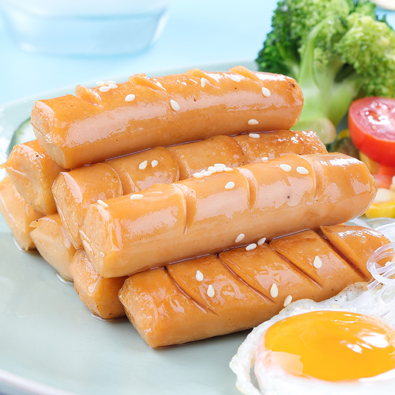 塑动力鸡胸肉肠健身代餐即食鸡肉肠无淀粉低脂卡速食解馋香肠零食