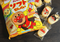 Japanese Befco Chestnut Mountain rice baby children snacks bread Superman fairy shell rice cake 2*16 small bags 1