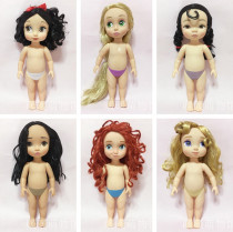 Bulk fat version salon doll long hair white snow little crooked mermaid Indian Mulan